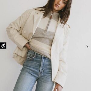 Boheme Cream Blazer Jacket